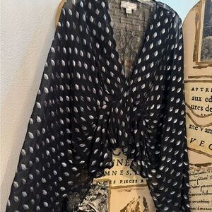 Band of Gypsies Olive and Silver Textured Fabric